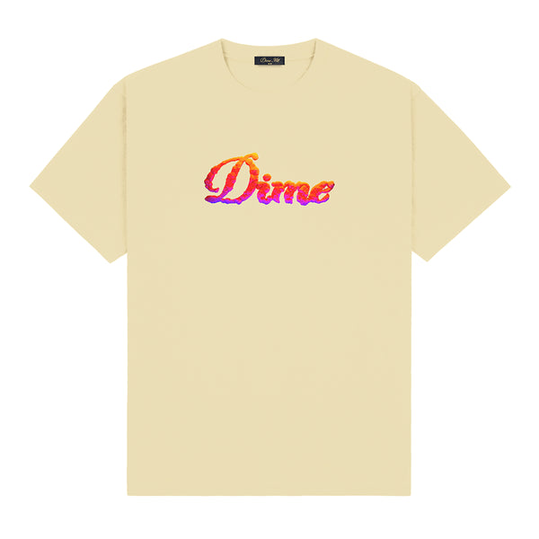 Dime Cursive Cloud T-Shirt - Cloud Cream - Streetart.fr